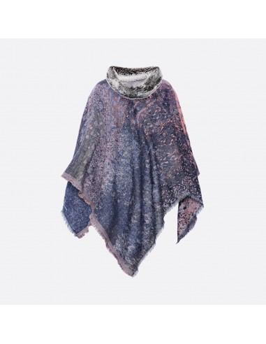 PONCHO ILLUSION BLEU acheter en ligne