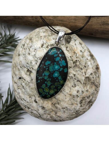 Pendentif Turquoise & Argent 925 le des métaux précieux