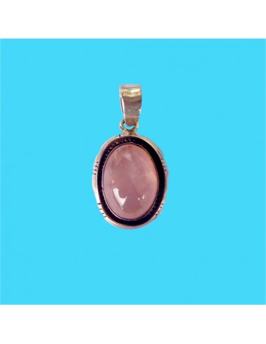 Pendentif Quartz rose & Argent 2024