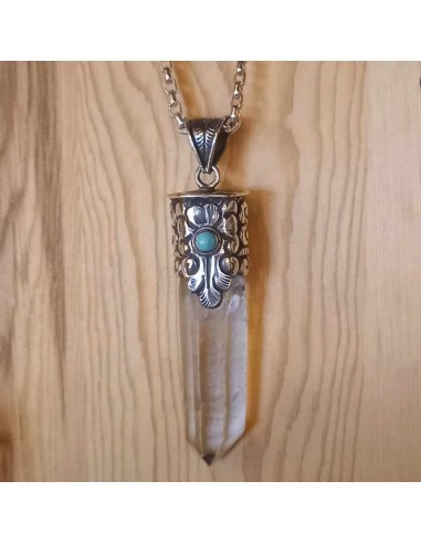 Pendentif Quartz & Argent le concept de la Pate a emporter 