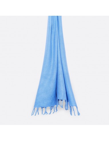 CASHMERE STOLE - ALMA PERIWINCH BLUE prix