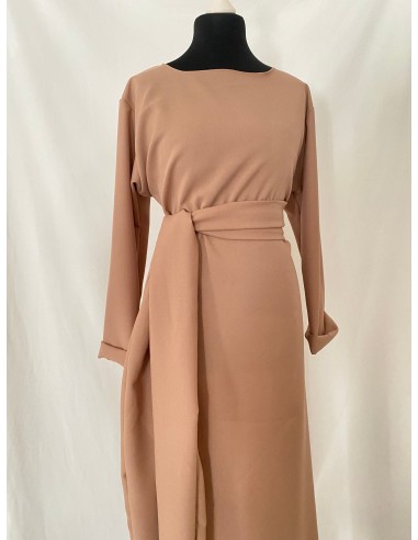 Robe ample beige - modest wear solde