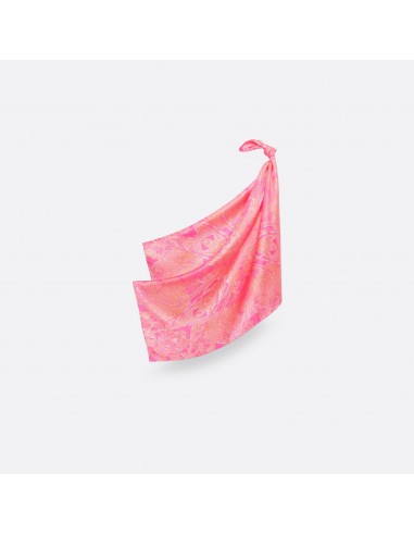 SILK SQUARE SCARF 65 - EUPHORIA MINI STRAWBERRY PINK Amélioration de cerveau avec