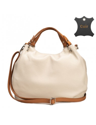 Azalea sac fourre tout en cuir souple italien soldes