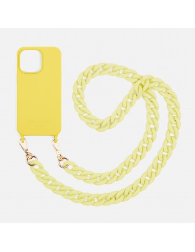 Coque Silicone Lemon + Chaîne Ella Fine est présent 