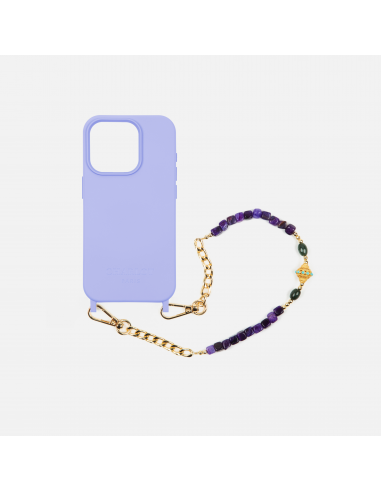 Coque Lavender + Chaîne Collier JUHU Court Iris offre 