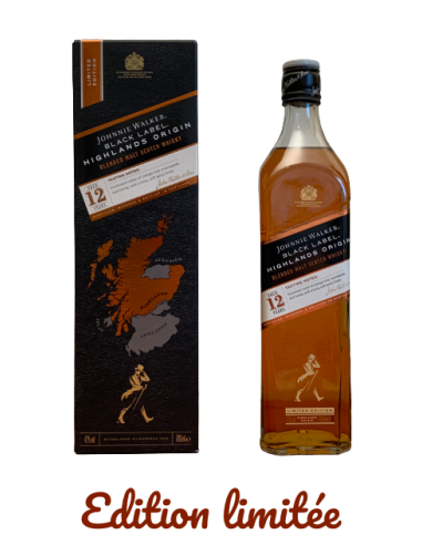 Johnnie Walker, Black Label Highlands Origin, 70cl pas cher chine