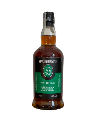 Springbank, 15 ans, 70cl la livraison gratuite