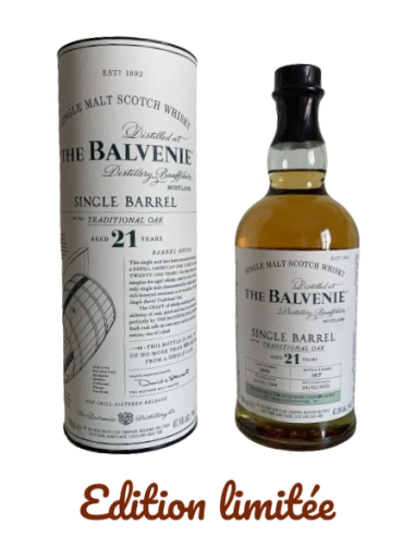 The Balvenie, 21 ans Single Barrel Traditional Oak, 70cl s'inspire de l'anatomie humaine