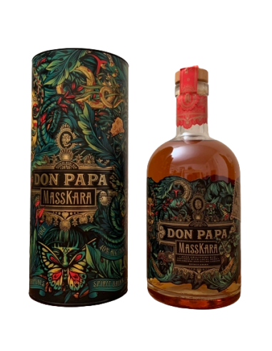 Don Papa, Masskara avec son étui, 70cl livraison et retour toujours gratuits