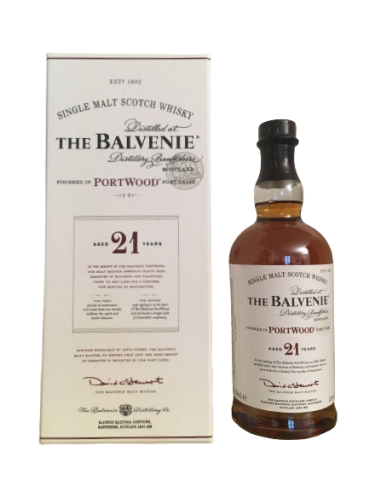 The Balvenie, 21 ans Port Wood, 70cl Livraison rapide