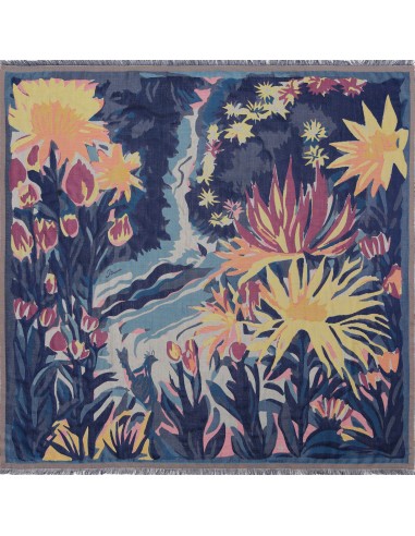 SILK SCARF 100 - YSE NIGHT BLUE À commander