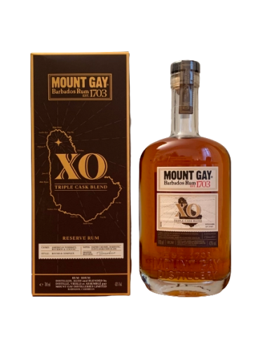 Mount Gay, XO Triple Cask Blend, 70cl Livraison rapide