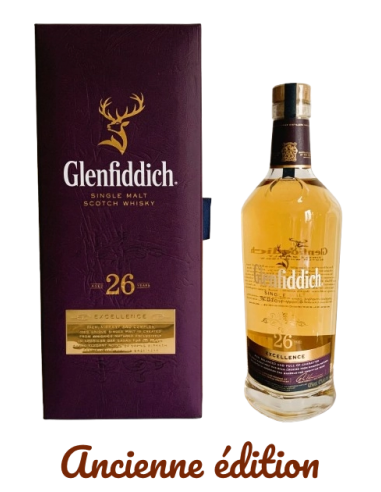 Glenfiddich, 26 ans Excellence, 70cl du meilleur 