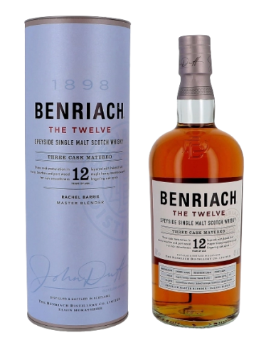 Benriach, 12 ans The Twelve Three Cask Matured, 70cl rembourrage situé sous