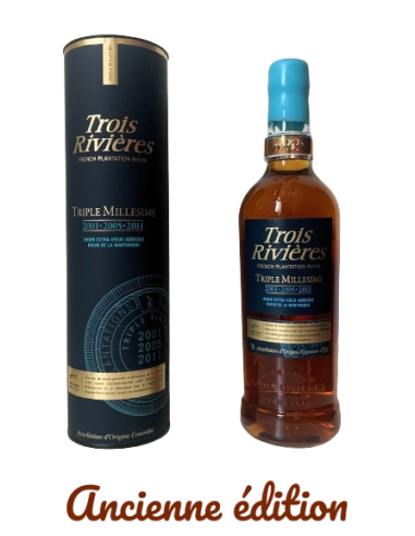 Trois Rivières, Triple Millésime 2001 - 2005 - 2011, 70cl brillant des détails fins