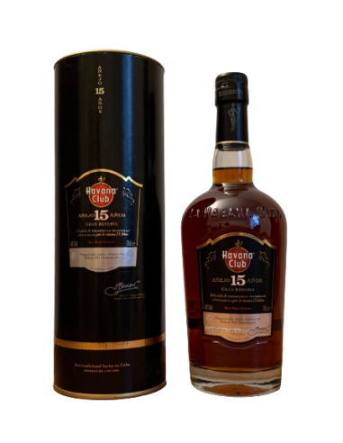 Havana Club, 15 ans Gran Reserva, 70cl en stock