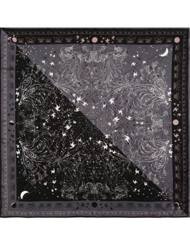 SILK SCARF 90 - ZENITH BLACK en ligne