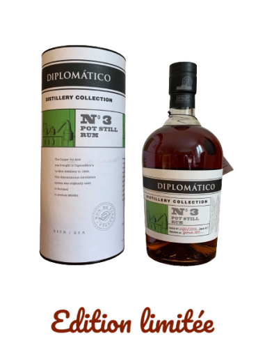 Diplomatico, Distillery Collection n°3 Pot Still Rum, 70cl la livraison gratuite