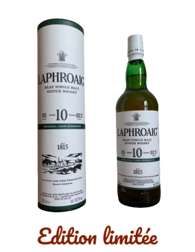 Laphroaig, 10 ans Original Cask Strength Batch 015 Bottled Dec 2021, 70cl Comparez plus de prix