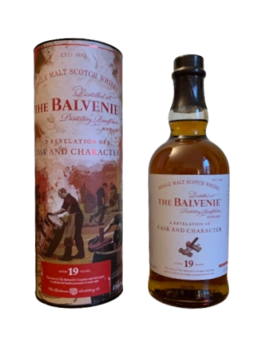 The Balvenie, 19 ans A Revelation of Cask and Character, 70cl en stock