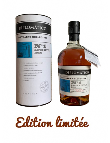 Diplomatico, Distillery Collection n°1 Batch Kettle Rum Batch 3, 70cl Faites des économies