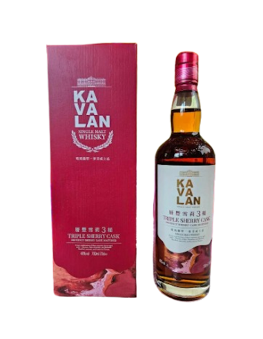 Kavalan, Triple Sherry Cask, 70cl Faites des économies