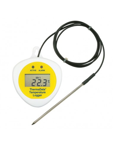 Enregistreur ThermaData® TDF, LCD avec sonde externe À commander